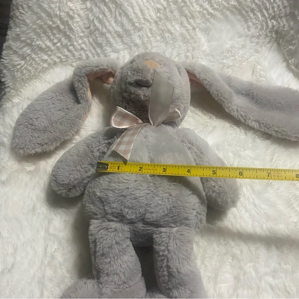 Soft Plush Bunny with Pink Ears